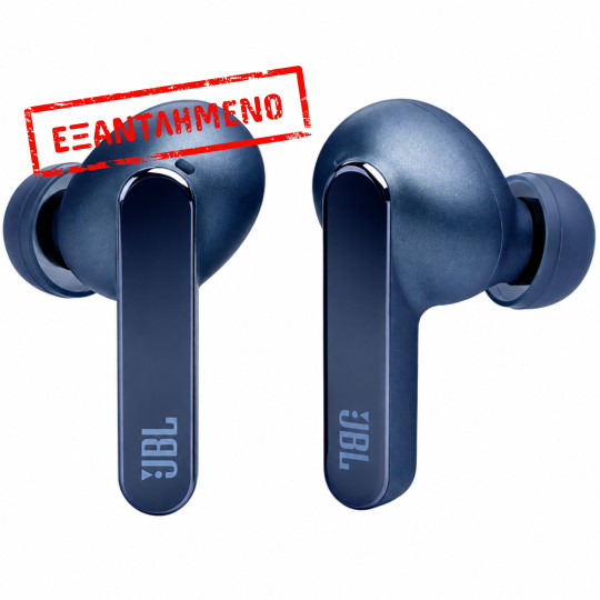 Wireless Hands Free JBL Live Pro 2 TWS Buds με Hybrid ANC 6-Mics 40h Λειτουργία IPX5 και Fast Charge Θήκη Μπλε