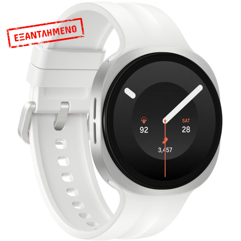 Smartwatch Samsung Galaxy Watch9 L340 1.34" Super AMOLED GPS NFC  5 ATM με Δυνατότητα Κλήσεων Cream