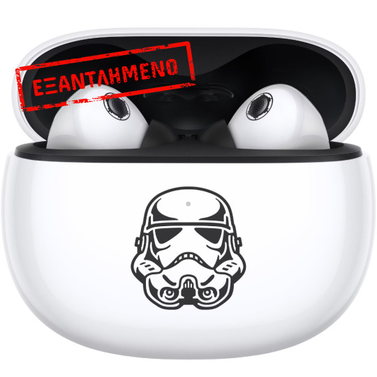 Wireless Bluetooth Xiaomi Buds 3 Star Wars Edition TWS με 32h Αναπαραγωγή Active Noise Cancellation και Qi Θήκη Φόρτισης Stormtrooper