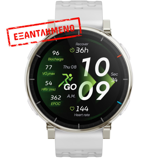 Smartwatch Amazfit Active 3 Premium 1.32" AMOLED GPS NFC 5 ATM με Δυνατότητα Κλήσεων Aero White