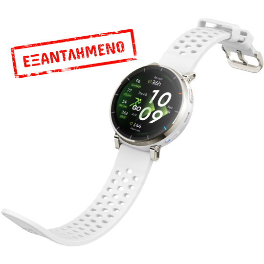 Smartwatch Amazfit Active 3 Premium 1.32" AMOLED GPS NFC 5 ATM με Δυνατότητα Κλήσεων Aero White