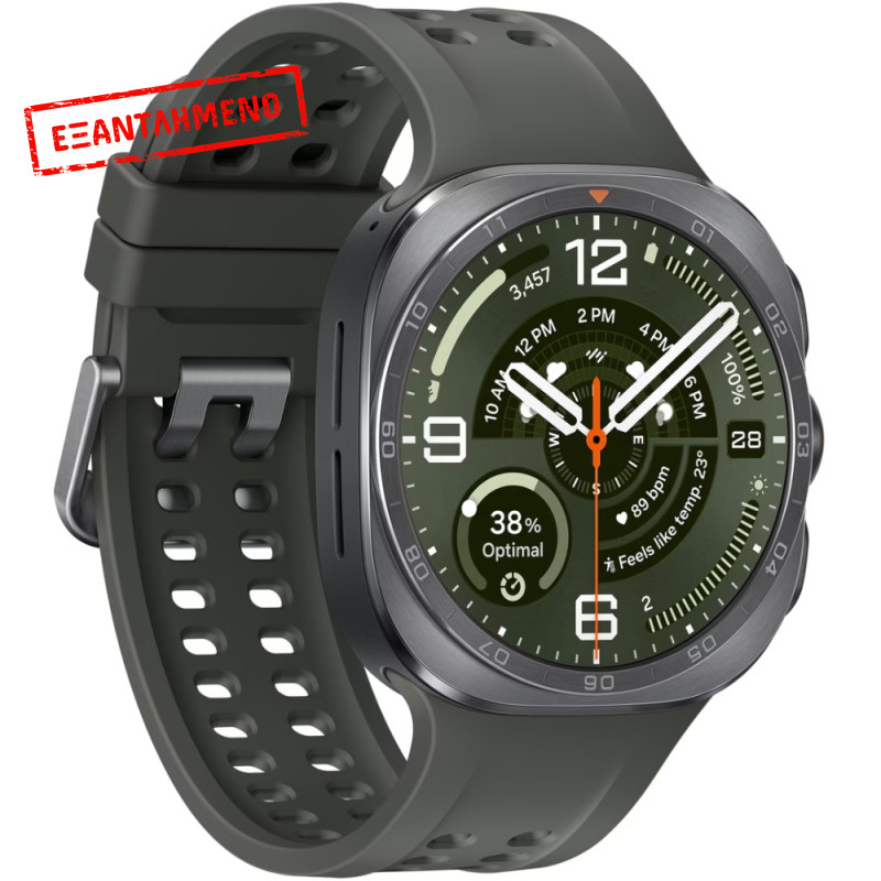 Smartwatch Samsung Galaxy Watch Ultra 2 (2026) LTE L715 1.52" Super AMOLED GPS eSim NFC 10ATM με Δυνατότητα Κλήσεων Titanium Silver