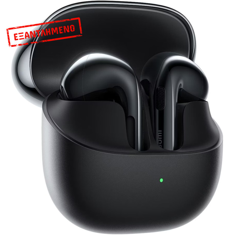 Wireless Bluetooth Xiaomi Buds 6 BHR08ODGL Hi-Res με Active Noise Cancellation, AI Υπότιτλοι και Θήκη Φόρτισης IP54 Graphite Black