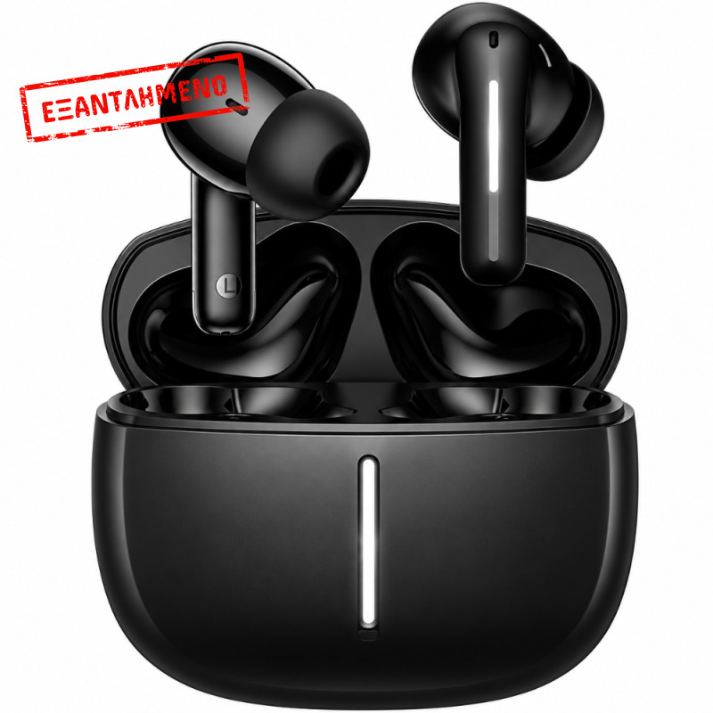 Wireless Hands Free Hoco EQ34 Plus Rima ANC+ENC v5.4 300mAh 7 Ώρες Λειτουργίας Μαύρα