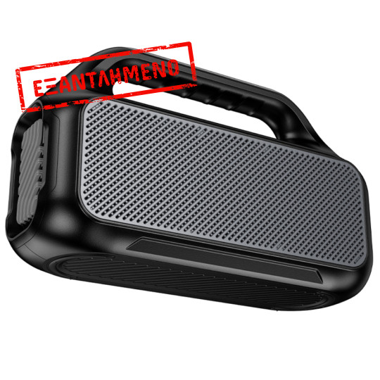 Φορητό Ηχείο Wireless Hoco HC47 Delight TWS BT 6.0 2400mAh 2x15W με FM Micro-SD USB Playback και AUX Μαύρο