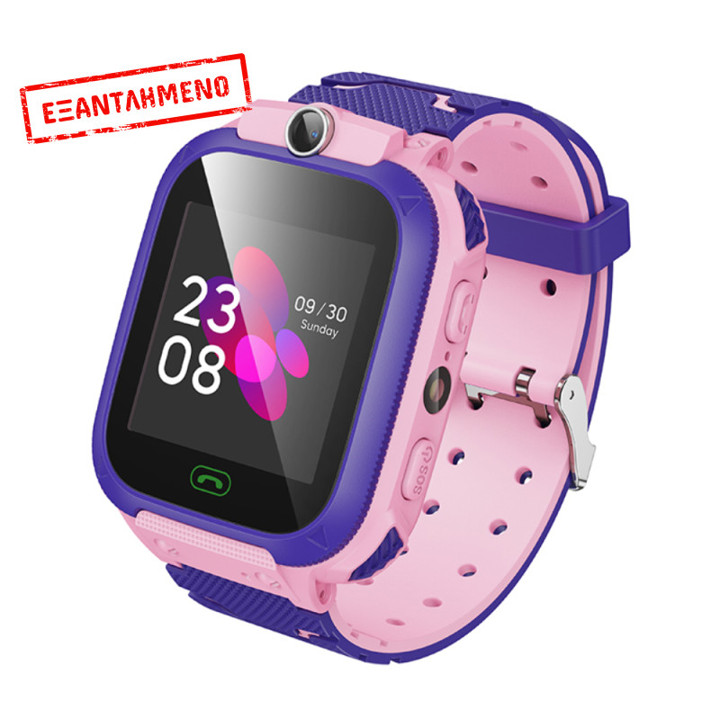 Kids Smartwatch Hoco Y105 2G 400mAh 1.44” GPS Κάμερα με Δυνατότητα Κλήσεων και Μηνυμάτων Ροζ