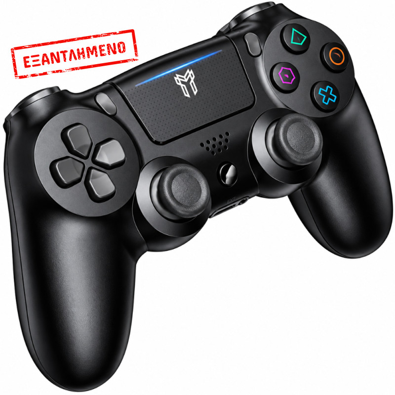 Gamepad Hoco GA34 800mAh BT v4.2 Dual Motor Δόνηση Θύρα AUX Συμβατό με PS4 PS5 Μαύρο