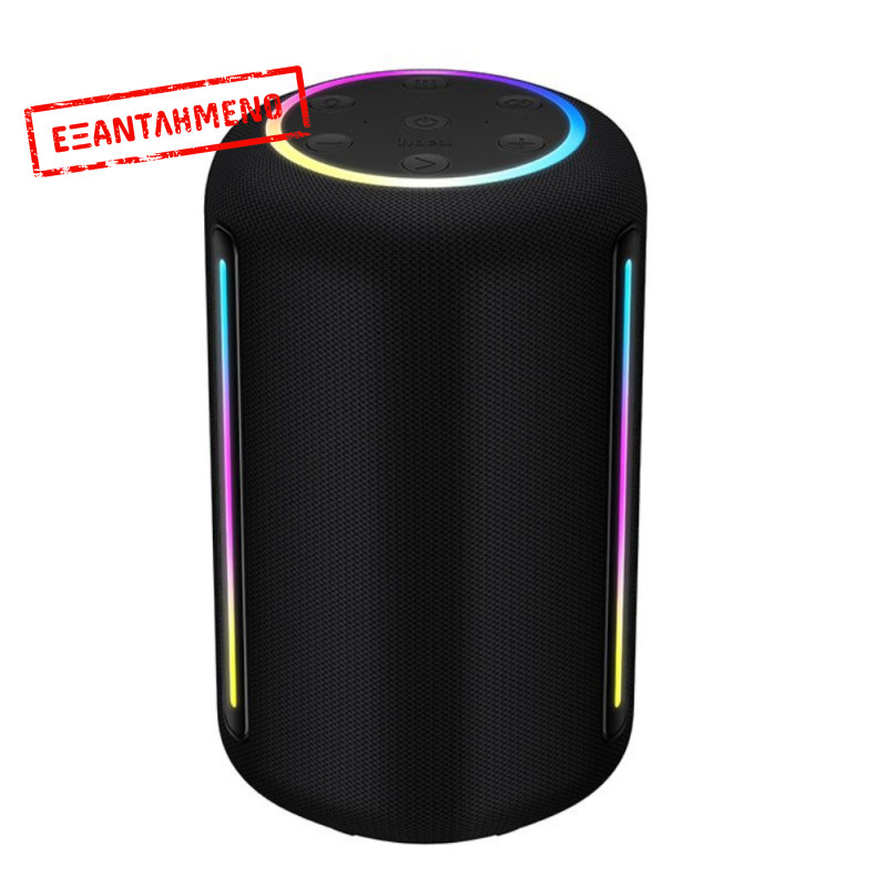 Φορητό Ηχείο Wireless Hoco HT3 Pro Platinum TWS BT v6.0 4000mAh 2x20W USB Micro-SD AUX και Ambient Φωτισμό