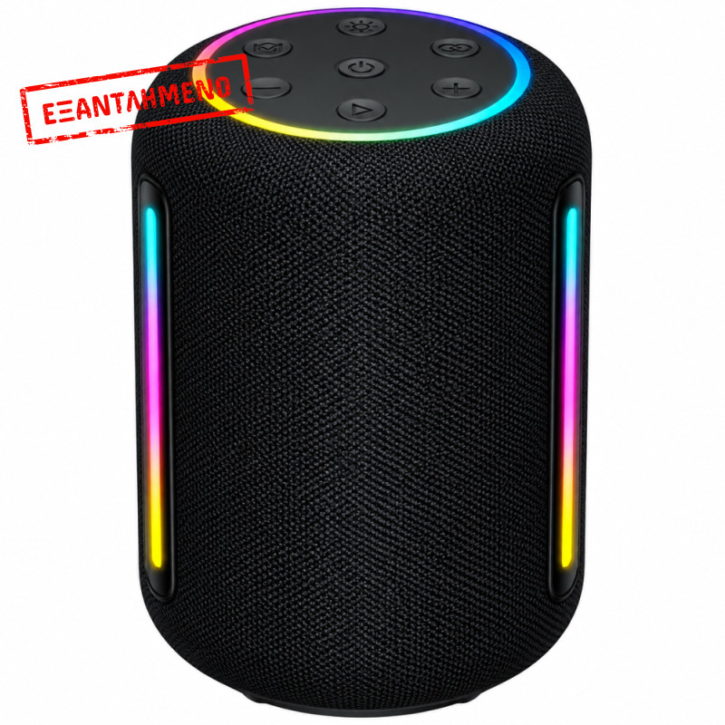 Φορητό Ηχείο Wireless Hoco HT3 Platinum TWS BT v6.0 2400mAh 20W USB Micro-SD AUX και Ambient Φωτισμό