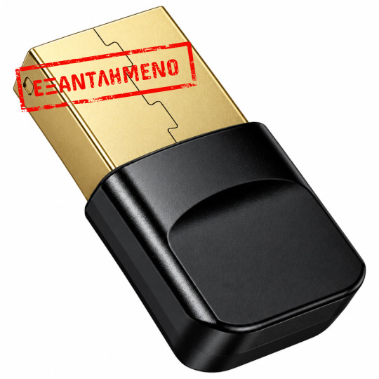 Αντάπτορας Wireless Hoco UA100 USB-A Bluetooth v6.0 με Δυνατότητα Σύνδεσης έως και 7 Συσκευές Μαύρος