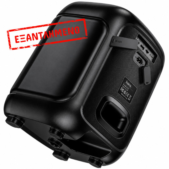 Φορητό Ηχείο Wireless Hoco. DS72 Ship Hi-Fi v5.0 4000mAh 20W AUX MicroSD USB FM με 1 Ασύρματο Μικρόφωνο και RGB Φωτισμό