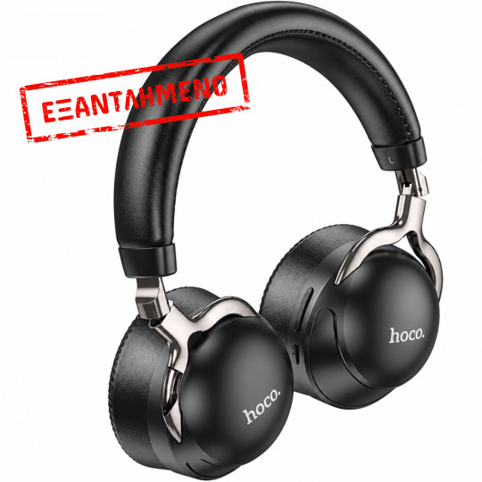 Wireless Ακουστικά Stereo Hoco. ESD17 Profit v5.3 400mAh 12 'Ωρες Λειτουργίας με υποδοχή Micro SD AUX FM Μαύρα