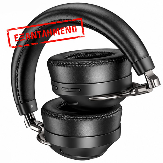 Wireless Ακουστικά Stereo Hoco. ESD17 Profit v5.3 400mAh 12 'Ωρες Λειτουργίας με υποδοχή Micro SD AUX FM Μαύρα