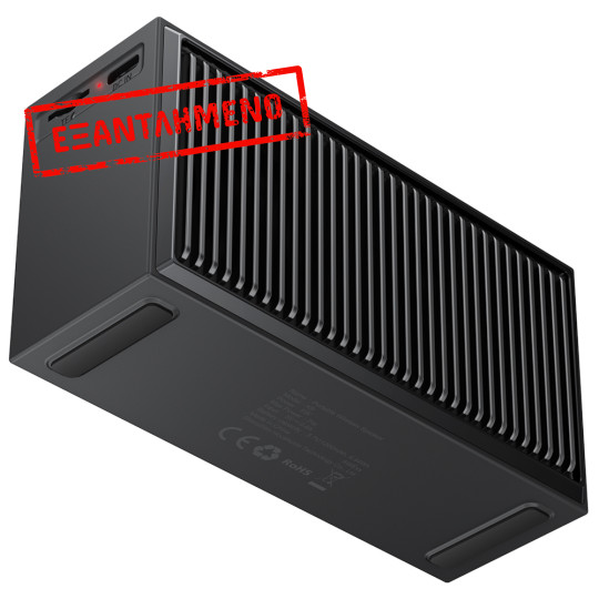 Φορητό Ηχείο Wireless Acefast K9 Go Mini v6.0 TWS 5W 1200mAh με Μικρόφωνο TF Card Playback και RGB Φωτισμό IPX4 Μαύρο