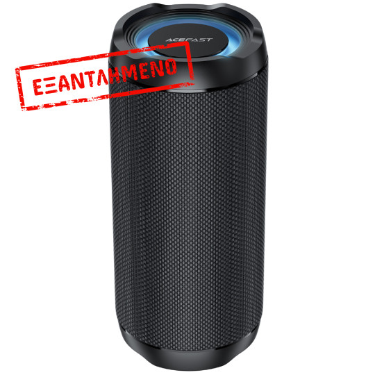 Φορητό Ηχείο Wireless Acefast K12 Pro TWS ENC v6.0 2400mAh 30W TF Card AUX USB Digital Display και RGB Φωτισμό IPX4 Μαύρο