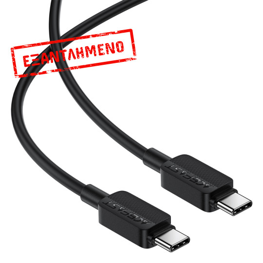 Καλώδιο Acefast C26-03 USB-C σε USB-C PD60W 3A Μαύρο 1.2m