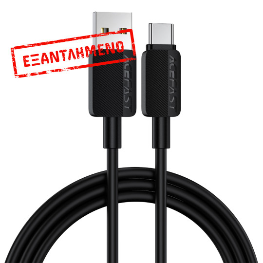 Καλώδιο Acefast C26-04 USB-A σε USB-C 18W 3A Μαύρο 1.2m