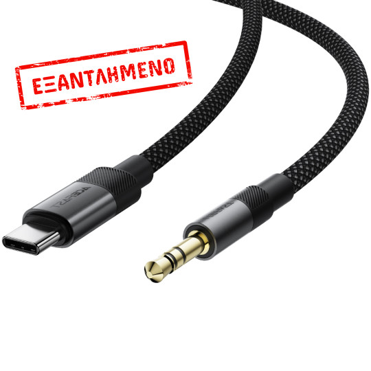 Καλώδιο Ήχου Acefast J11 USB-C σε 3.5mm Braided  Μαύρο 1m