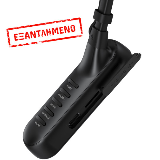 Bluetooth Hands Free Acefast N11 Neckband ENC v6.0 900mAh TF Card 90hrs Αναπαραγωγής με Ενσωματωμένα Ηχεία 1.5W και Δόνηση IPX4 Μαύρα