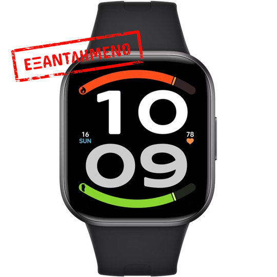 Smartwatch Xiaomi Redmi Watch 6 Active BHR09CZGL 1.85" AMOLED  με Αναγνώριση Κλήσεων Black