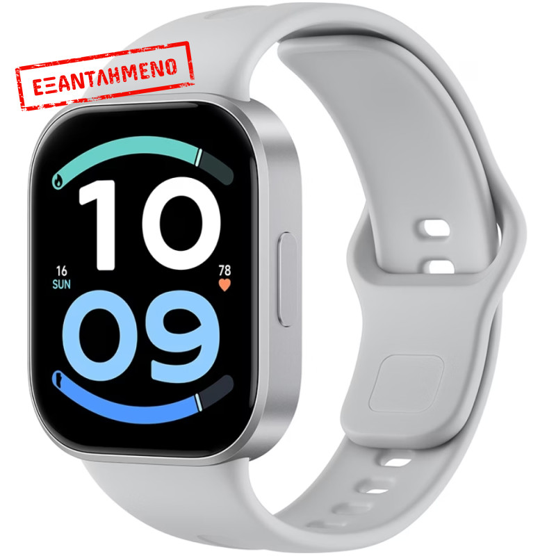 Smartwatch Xiaomi Redmi Watch 6 Active BHR09CXGL 1.85" AMOLED  με Αναγνώριση Κλήσεων Silver