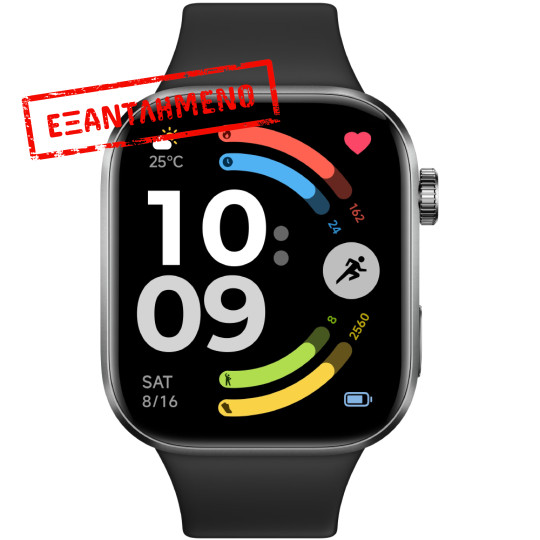 Smartwatch Xiaomi Redmi Watch 6 BHR0956GL 2.07" AMOLED GPS NFC 5ATM με Αναγνώριση Κλήσεων Obsidian Black