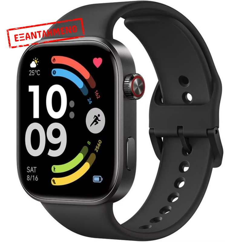 Smartwatch Xiaomi Redmi Watch 6 BHR0956GL 2.07" AMOLED GPS NFC 5ATM με Αναγνώριση Κλήσεων Obsidian Black