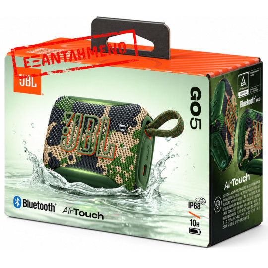 Φορητό Ηχείο Bluetooth JBL GO 5 4.8W ΒΤ6.0 IP68 10h Playtime Squad