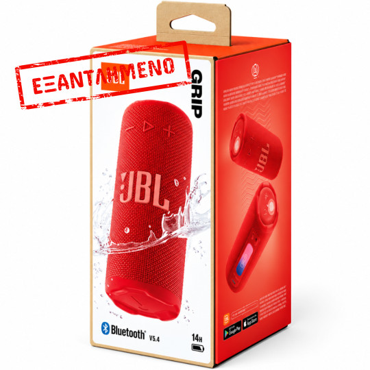 Φορητό Ηχείο Bluetooth JBL Grip 16W IP68 14h Playtime Κόκκινο