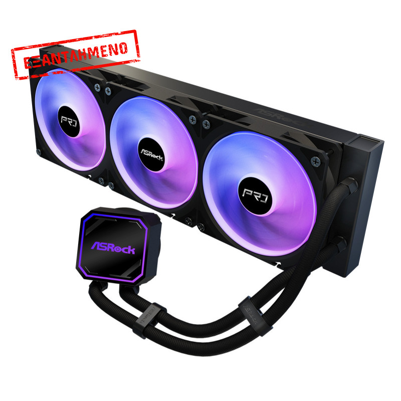 ASRock Pro 360 ARGB Υδρόψυξη Επεξεργαστή Τριπλού Ανεμιστήρα 120mm για Socket AM4/AM5/1700