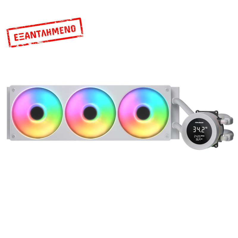 COUGAR Poseidon Vistek 360 CPU Water Cooling, ARGB, White