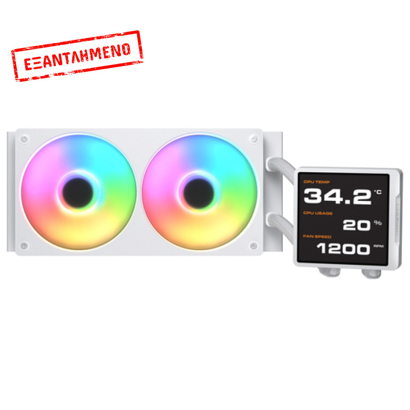 COUGAR CPU Water Cooling Poseidon Vistek Pro 240, ARGB, White
