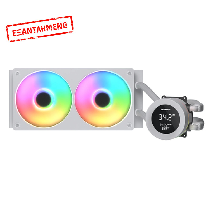 COUGAR CPU Water Cooling Poseidon Vistek 240, ARGB, White
