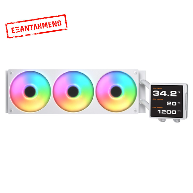 COUGAR CPU Water Cooling Poseidon Vistek Pro 360, ARGB, White
