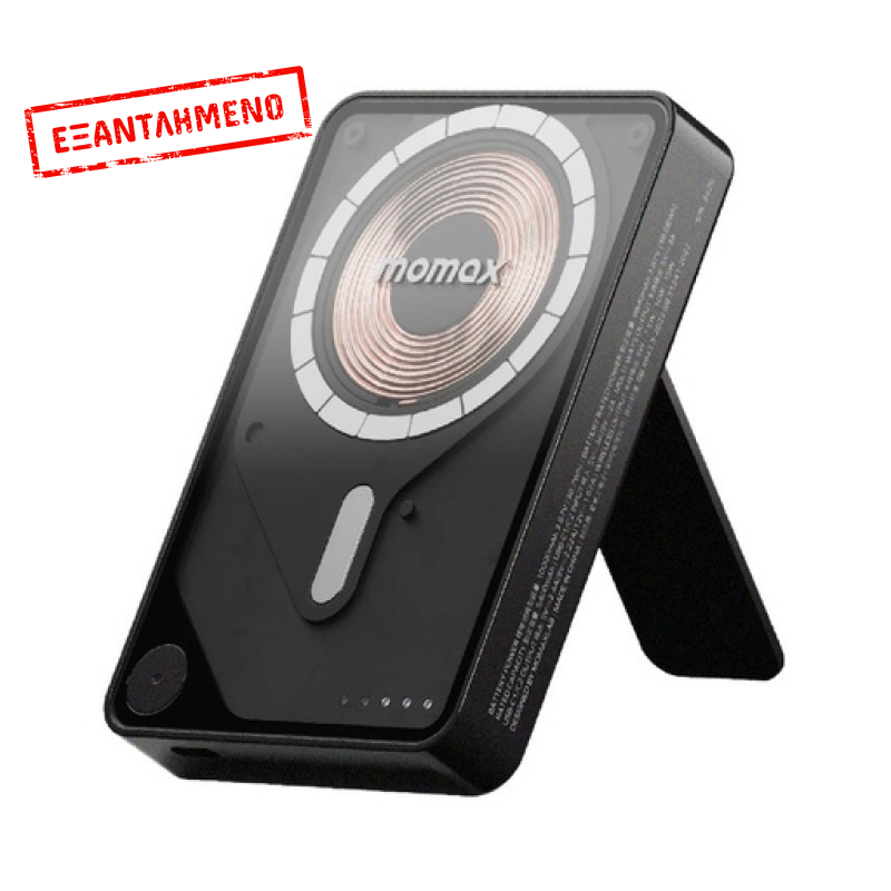 1-Power X Pro+ Magnetic Wireless Power Bank 10000mAh With Built-In USB-C Cable Black