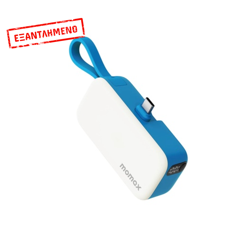 1-Power Mini 3-in-1 Power Bank 5000mAh USB-C Azure Blue