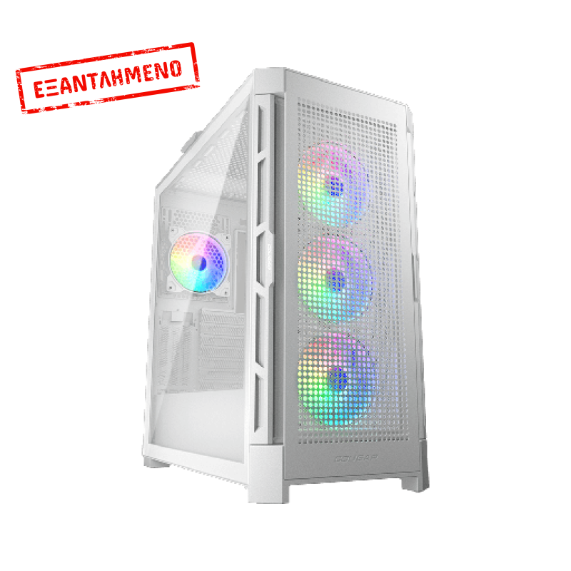 Cougar AirFace Pro RGB Gaming Midi Tower White