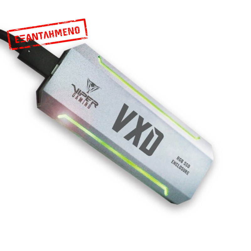 PATRIOT VXD M.2 PCIe Gen3 x 4, NVMe 1.3 RGB SSD ENCLOSURE