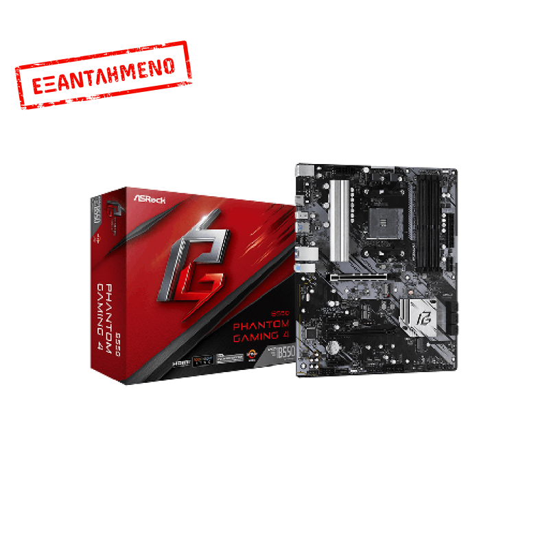 ASRock B550 Phantom Gaming 4 Motherboard ATX με AMD AM4 Socket