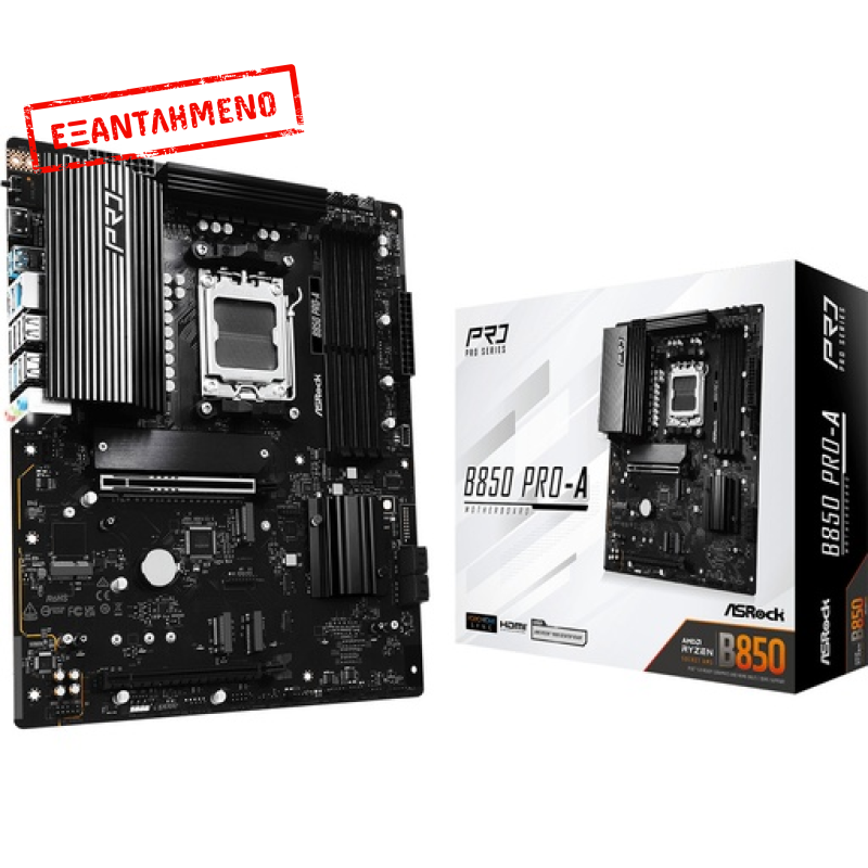 ASRock B850 Pro-A Motherboard ATX με AMD AM5 Socket