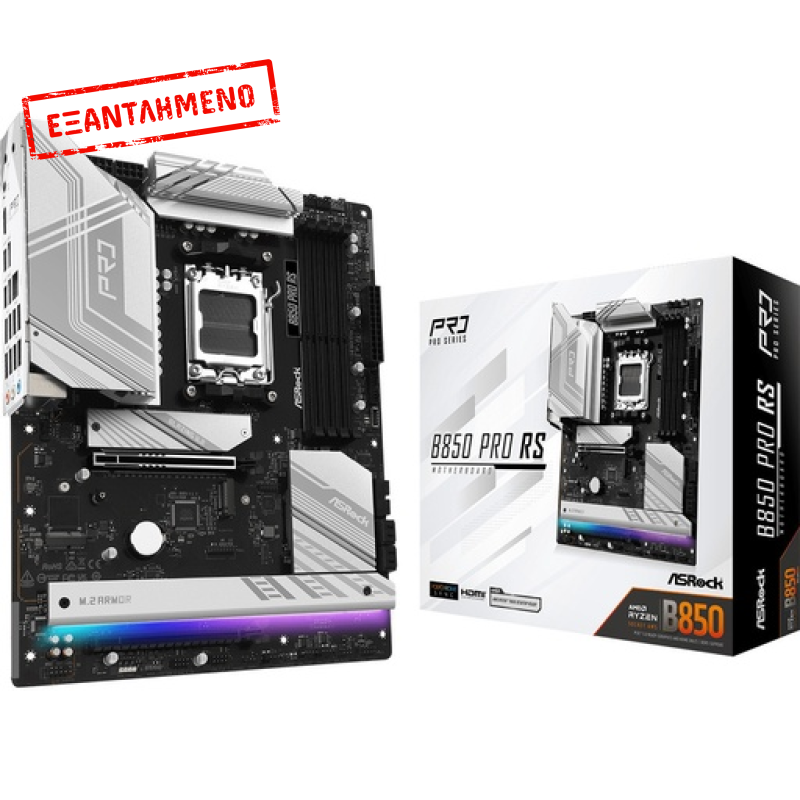 ASRock B850 PRO RS Motherboard ATX με AMD AM5 Socket