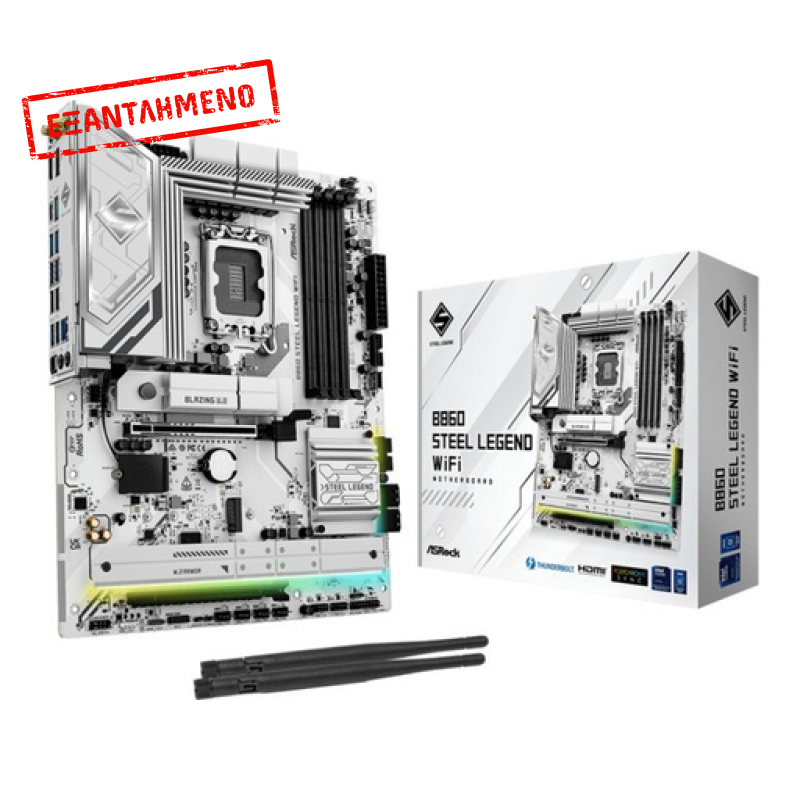 ASRock B860 Steel Legend WIFI Motherboard ATX με Intel 1851 Socket