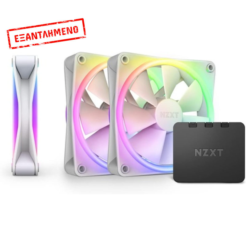 NZXT F120 RGB Duo Triple Pack White