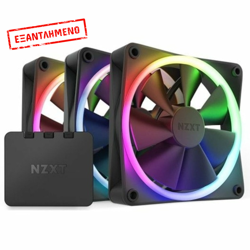 NZXT F120 RGB Case Fan με Σύνδεση 4-Pin PWM 3τμχ