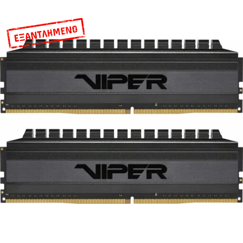 V4B RGB 2X8GB 3000MHZ CL16 VIPER BLACK OUT HS DUAL KIT
