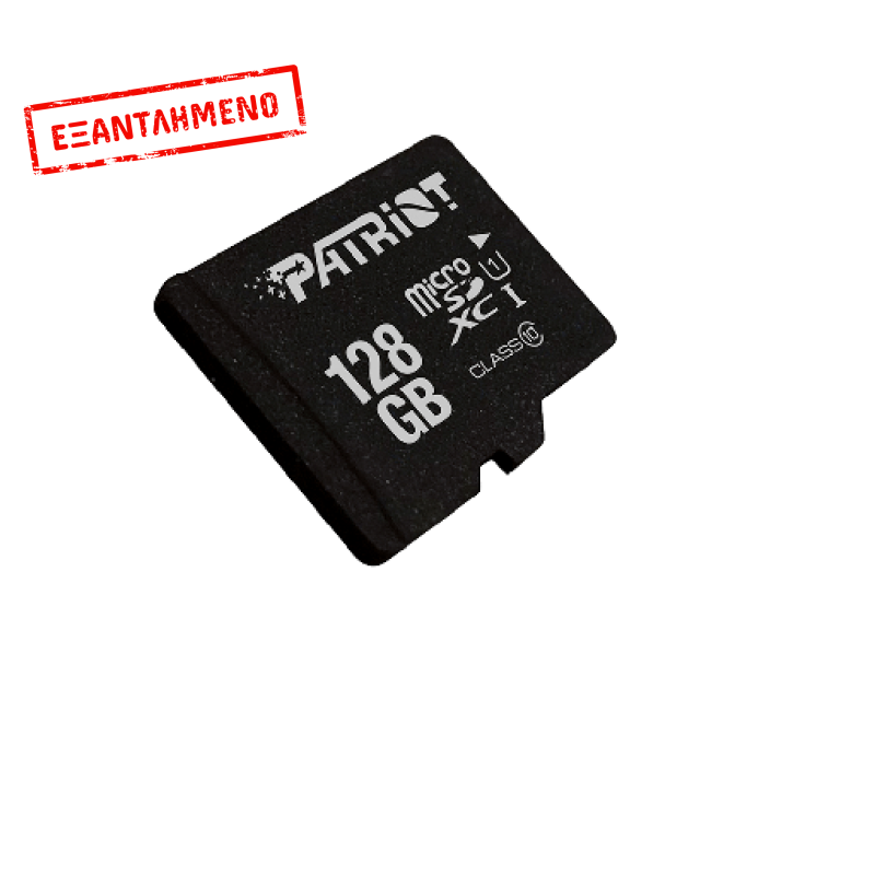 PATRIOT LX MICROSD/XC, 128GB C10 U1 80/10MBs NO-ADAPTER