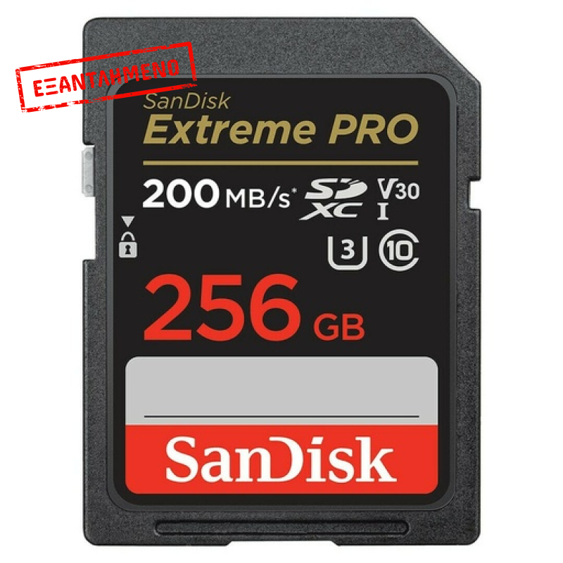 Sandisk Extreme Pro SDXC 256GB Class 10 U3 V30 UHS-I