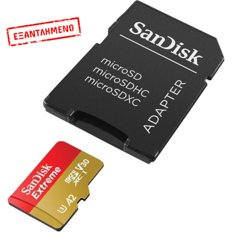 Sandisk Extreme microSDXC 256GB U3 V30 A2 UHS-I