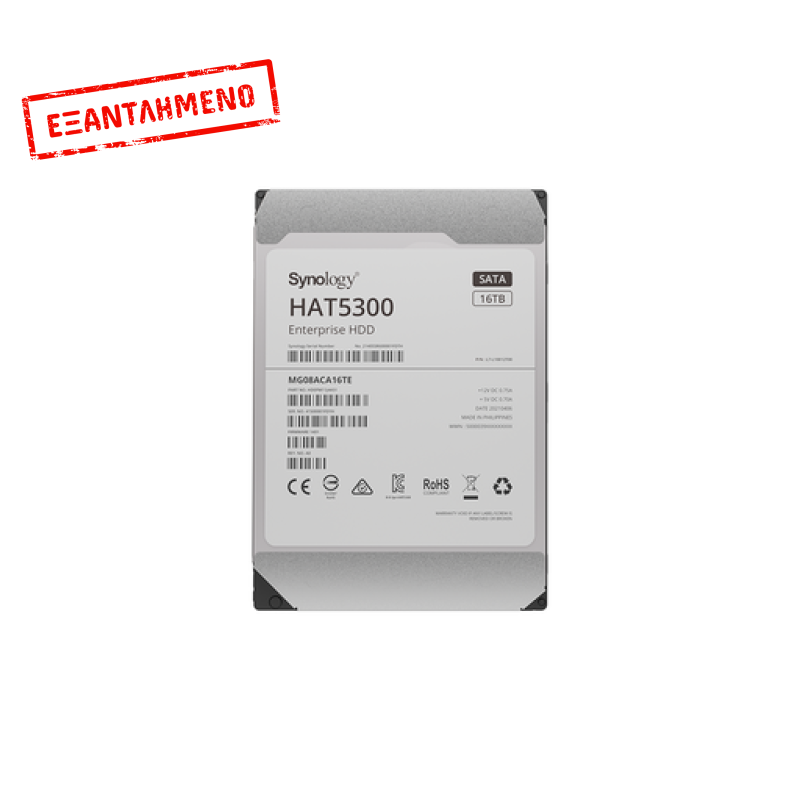 Synology HAT5300-16T (Enterprise Series 3.5" SATA-3 HDD)