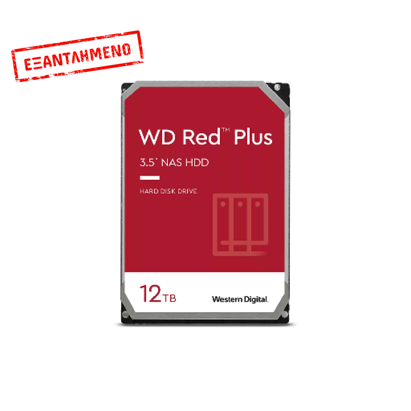 Western Digital HDD Red Plus 12TB 3.5 SATA 512MB